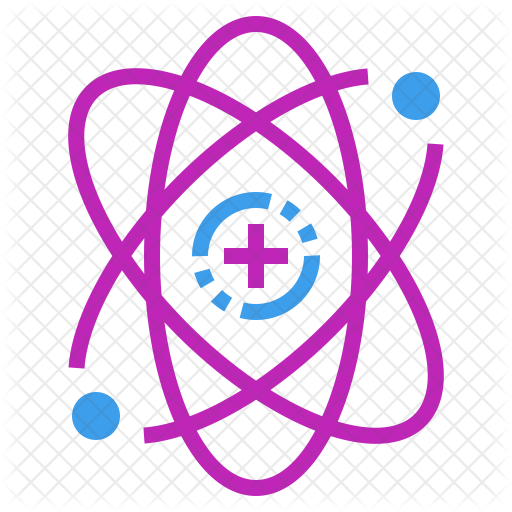 Atom Icon - Nuclear Symbol (512x512)