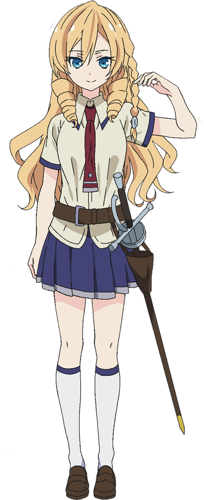 龟鹤城玛丽 - Busou Shoujo Machiavellianism Characters (420x1023)