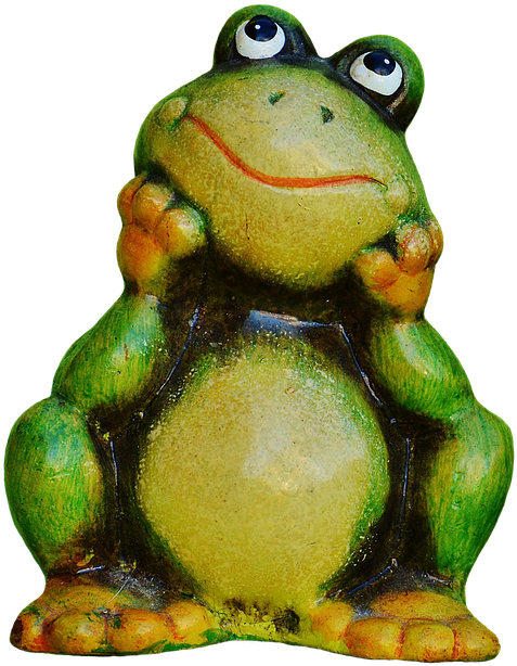 Frog, Figure, Funny, Deco, Decoration, Isolated - Frog (614x720)