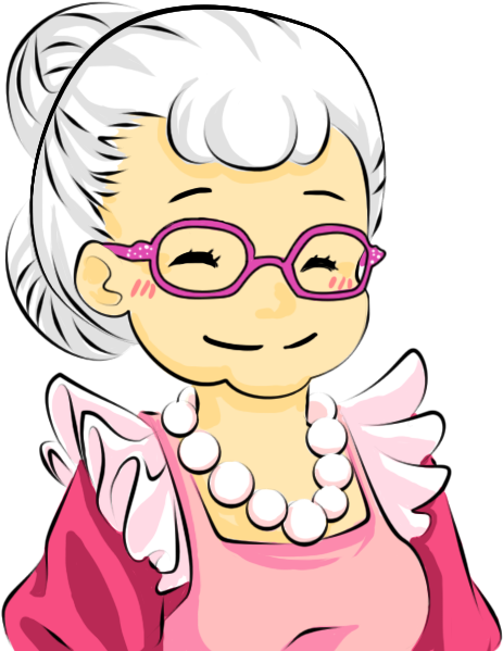 Grandmother Png Pic - Kartka Z Okazji Dnia Babci (500x600)