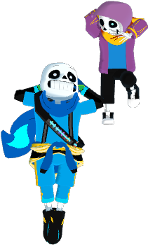 (dimes Sans And Tierney Chillin') By Waredragon - Cartoon (512x384)