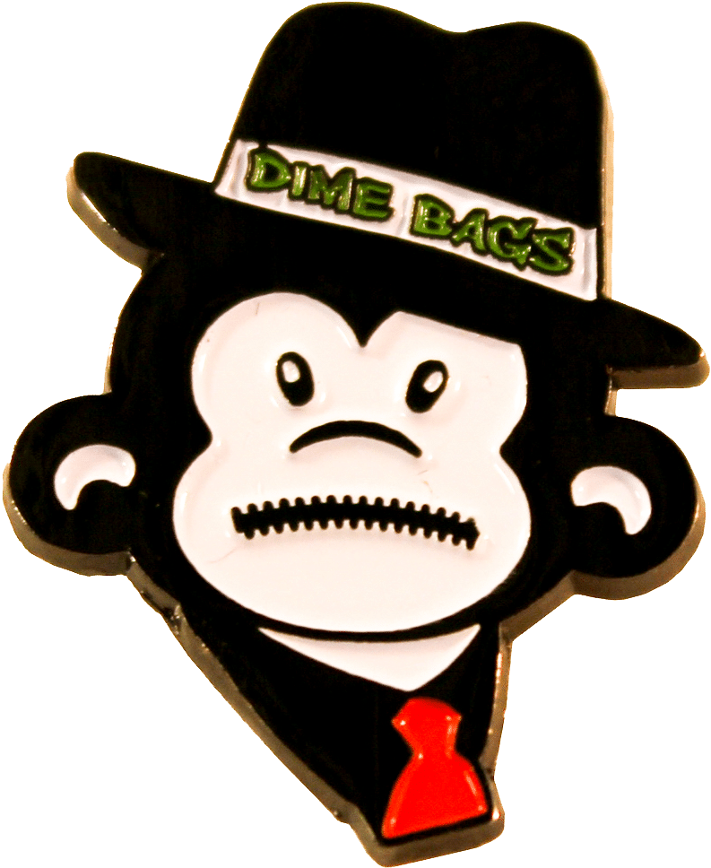 Dime Bags Speak No Evil Hat Pin - Designs To Draw (1020x1180)