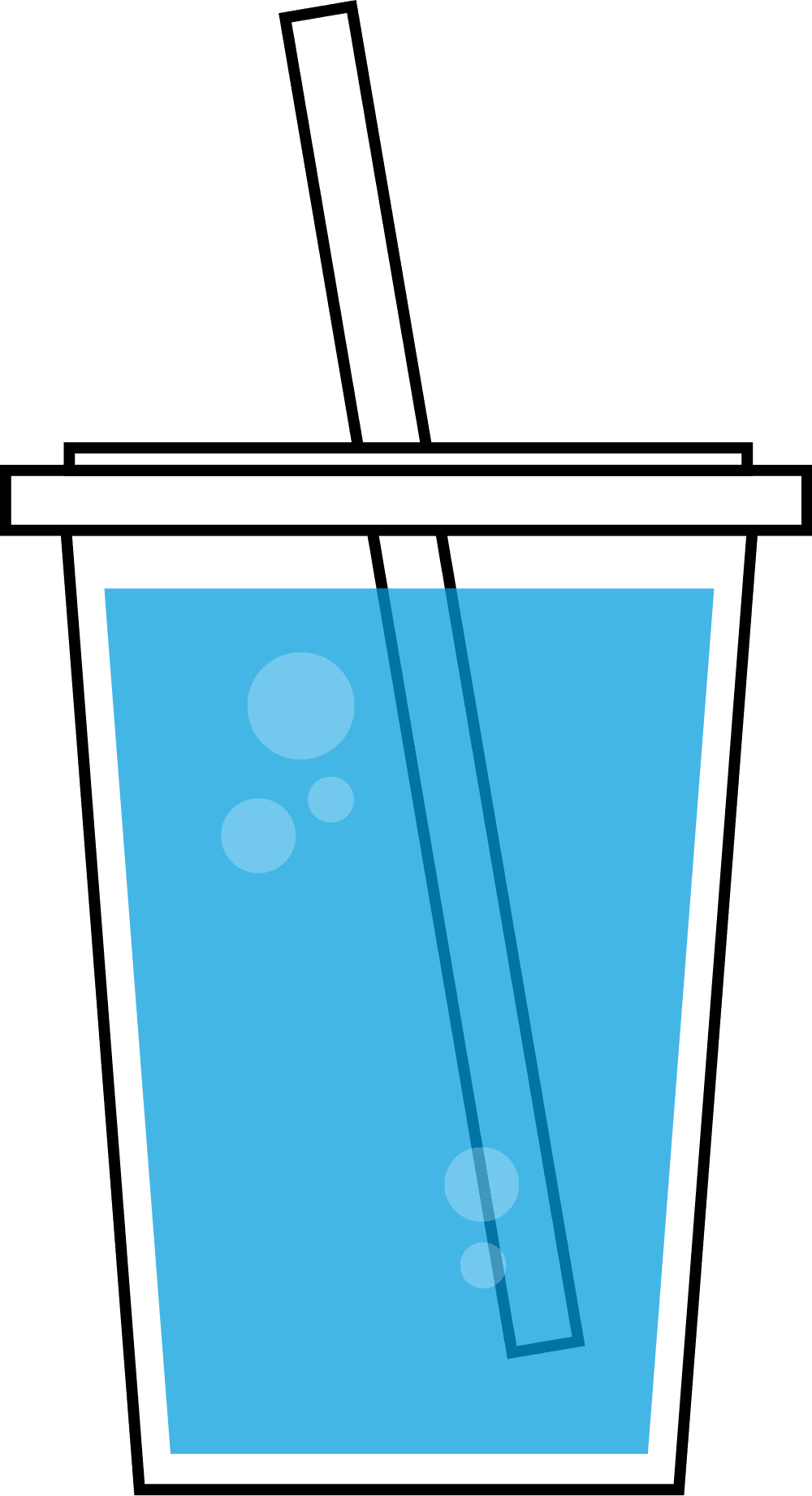 Slush Clipart - Blue Drink Clip Art (1000x1841)