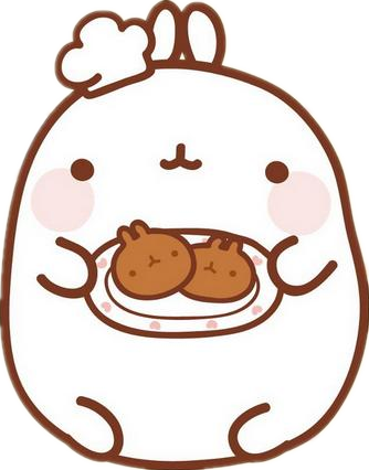 ㄑ゛婉琴°可爱molang萌图大放送,原图免抠 - Molang Chef (334x426)