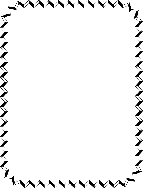 Medium Image - Zig Zag Border Clipart (582x764)