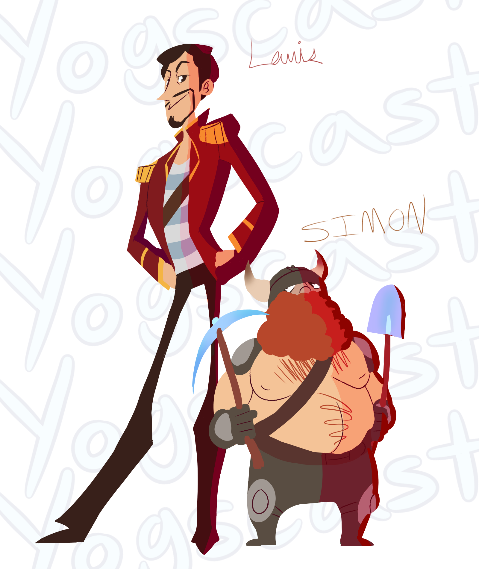 I've Been Watching Yogscast Since I Was Very Young - Cartoon (1600x1900)