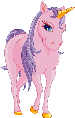 Unicorn Cartoon Animal Images Cliparts - Pink Unicorn (400x400)
