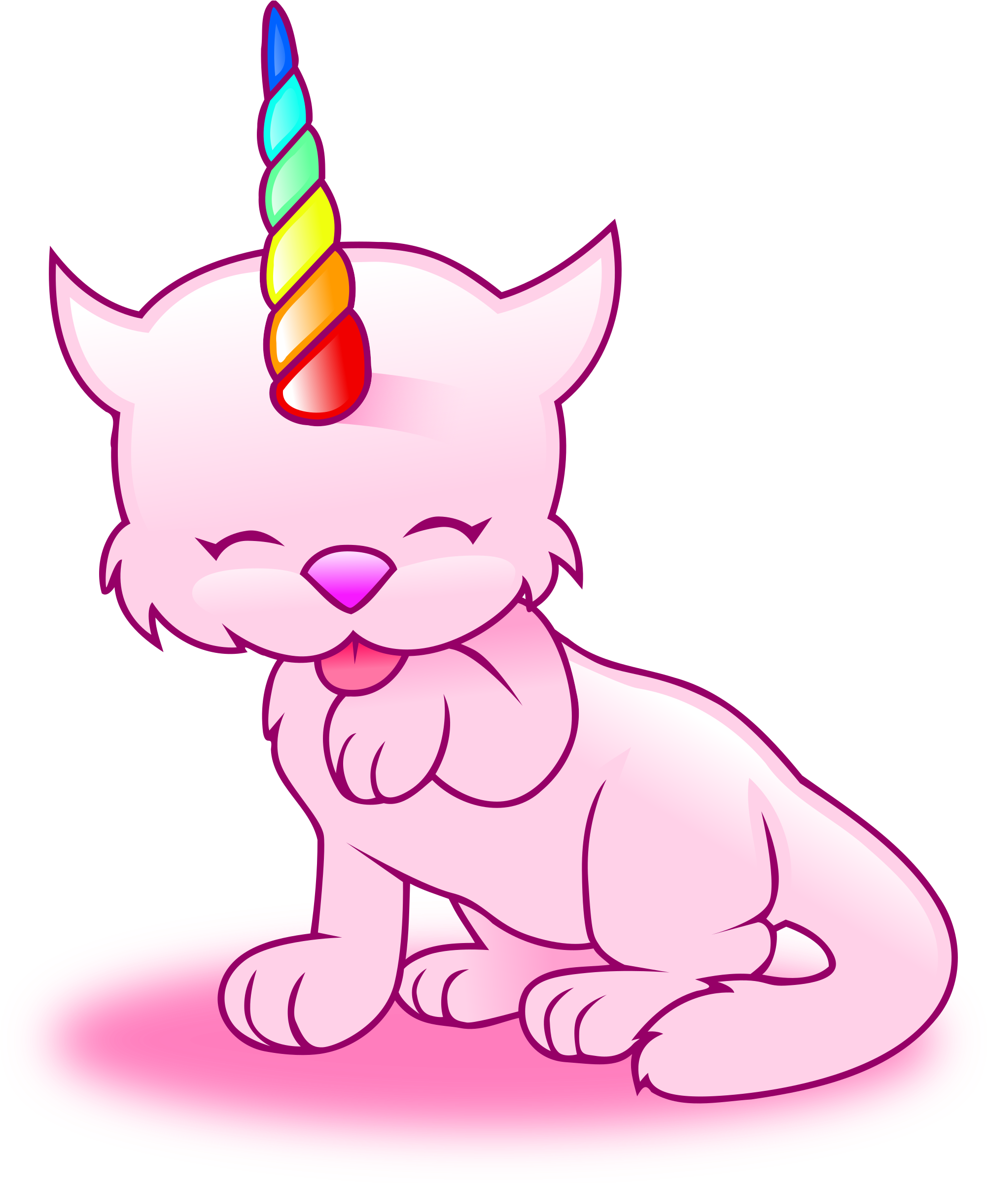 Rainbow Caticorn - Caticorn Coloring Pages (2013x2400)