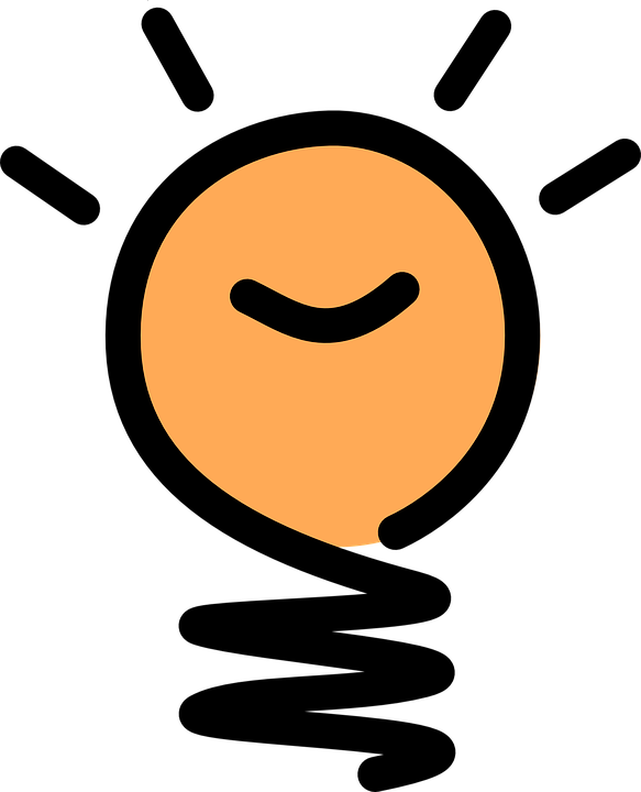 Light Bulb Clipart Epiphany - Light Bulb Idea (1036x1280)