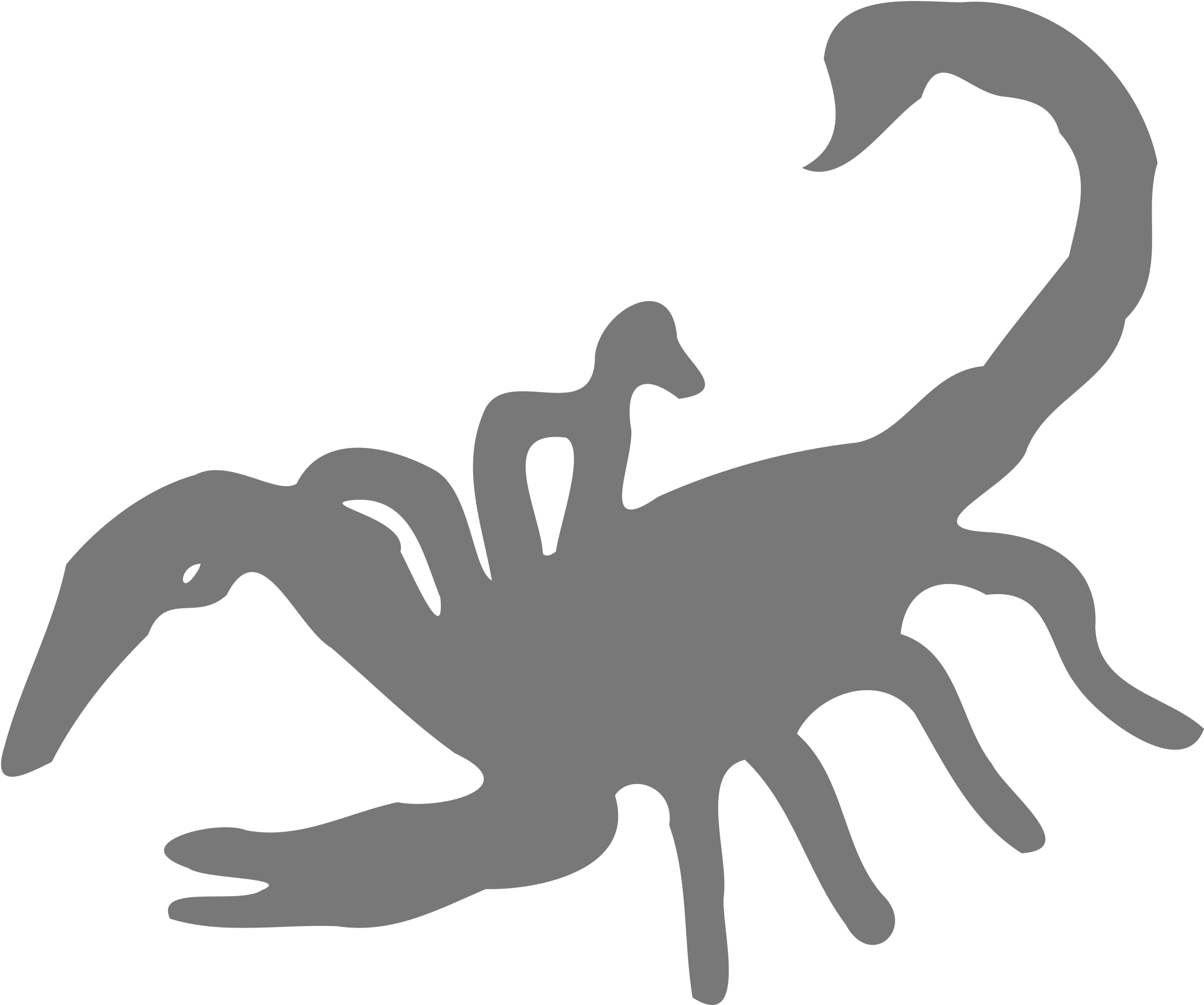 This Free Icons Png Design Of Silhouette Animaux 01 - Scorpion Icon Png (2400x2020)