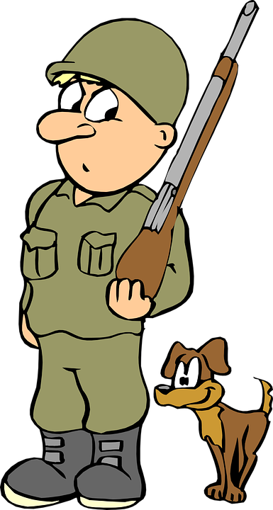 Cartoon Soldier Cliparts 18, Buy Clip Art - World War 1 Cartoon Soldier (385x720)