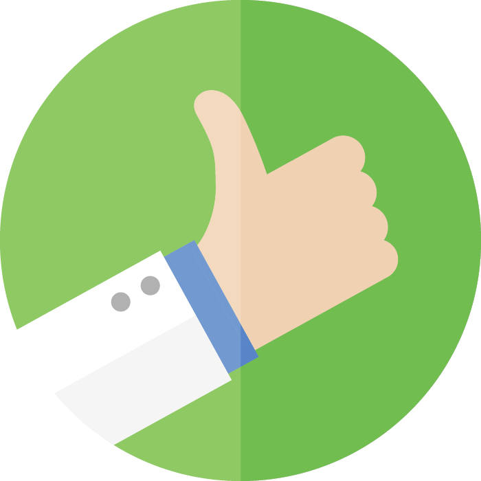 Validated Content - Green Like Symbol Png (700x700)