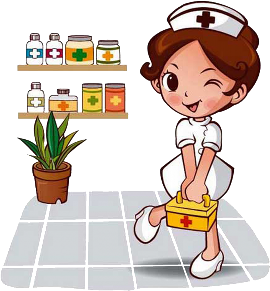 Nursing Process Medicine Animation - Imagen De Enfermera Animada (921x1024)
