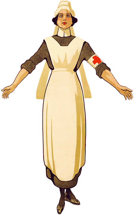 Cartoon Nurse Cliparts 22, Buy Clip Art - War Nurse Png (448x720)
