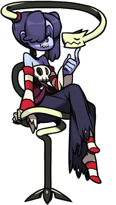 Skullgirls Mobile On Twitter - Skullgirls Squigly Png (409x706)