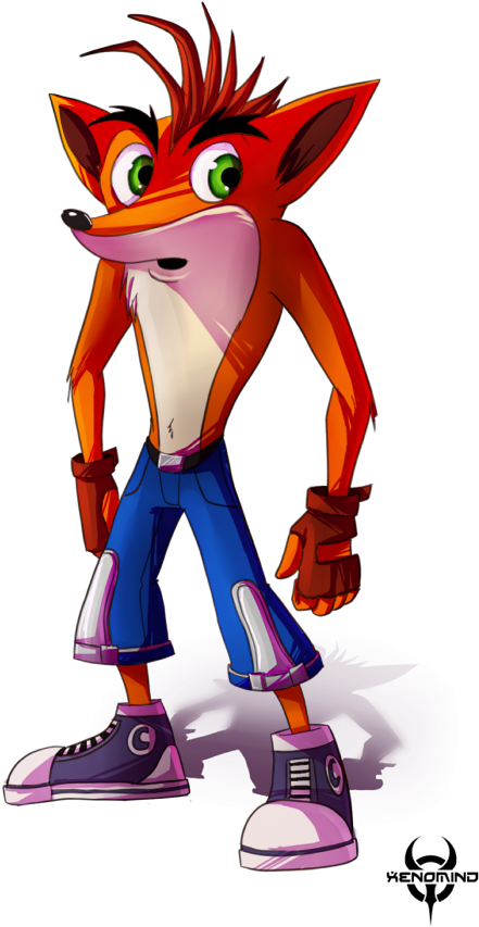 Crash Bandicoot By Xenomind - Crash Bandicoot (545x900)