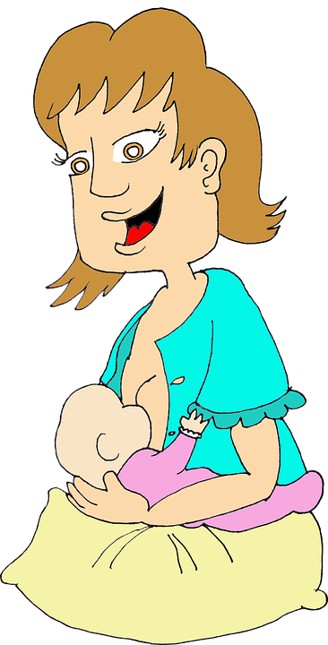 Cartoon Nursing Pictures 19, Buy Clip Art - Leite Materno Fundo Transparente (366x720)