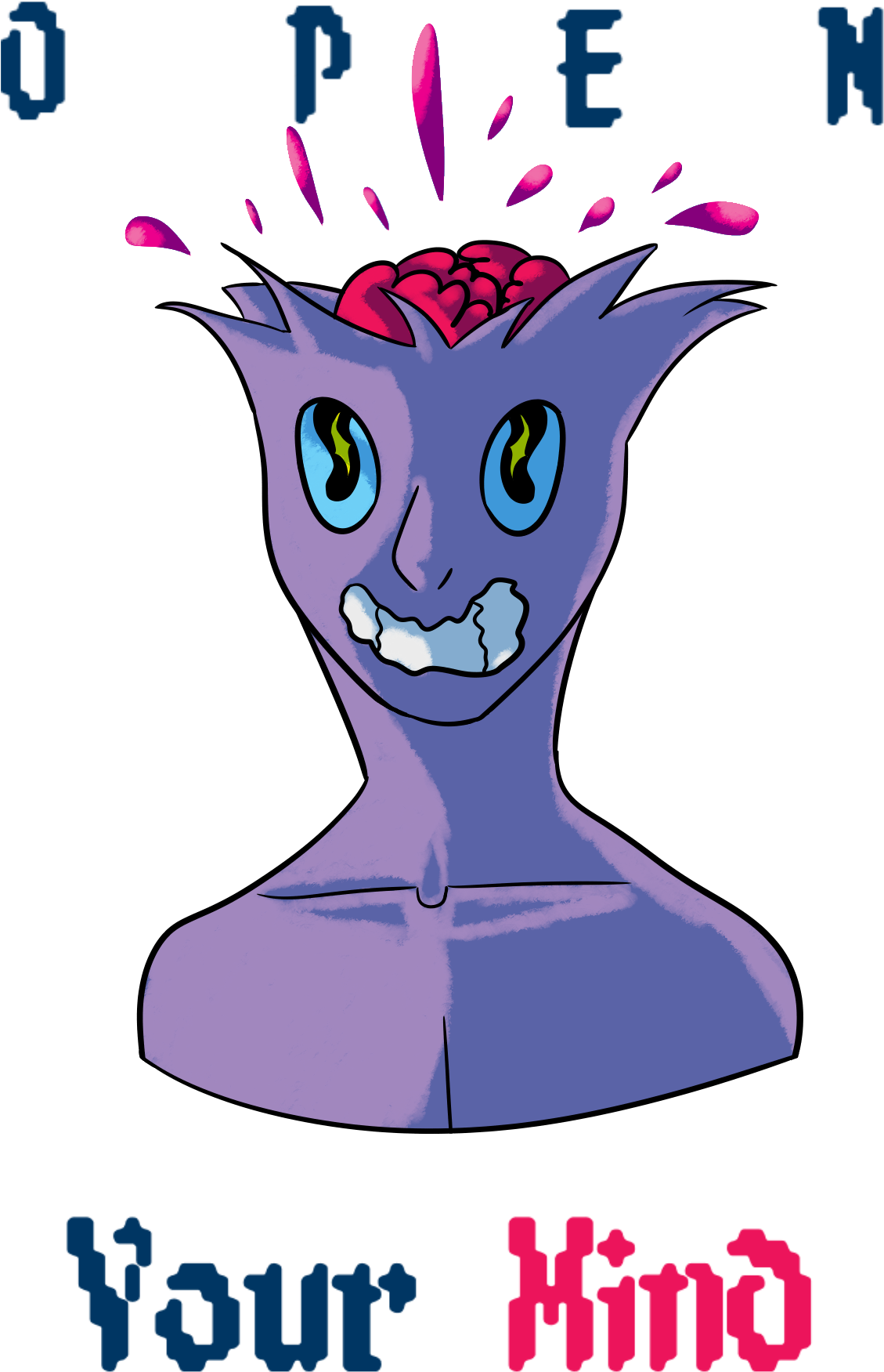 Open Your Mind By Protectphoenixwright Open Your Mind - Cartoon (2100x2100)