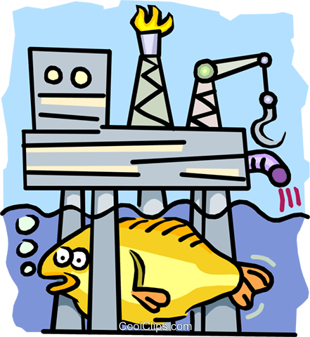 オフショア石油リグ2 ロイヤリティ無料ベクタークリップアートイラスト - Oil Rig Clip Art (441x480)