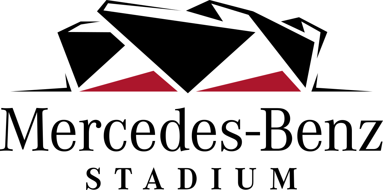 Mercedes Benz Clipart Svg - Mercedes Benz Stadium Logo (1280x635)