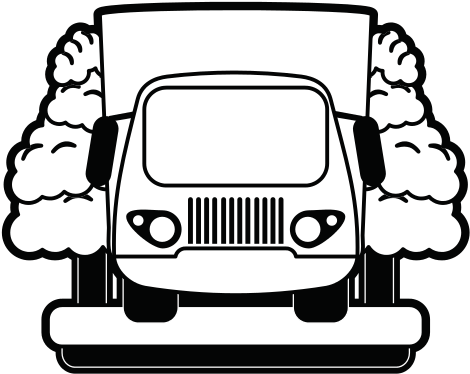 Truck Frontview Icon - School Bus (550x550)