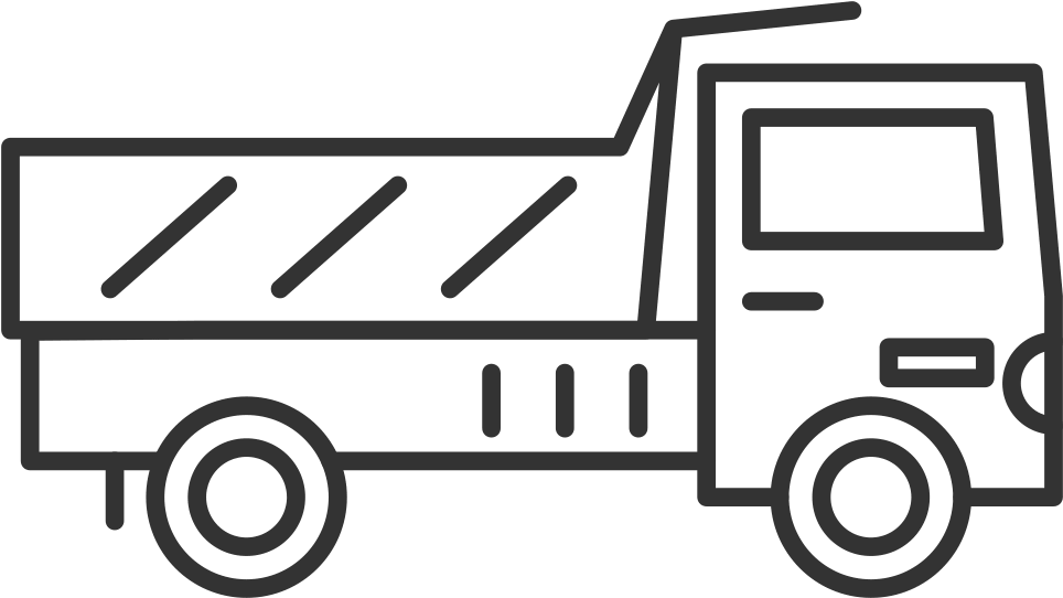Tipper Truck Icon - Truck (971x549)