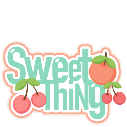 Sweet Thing Scrapbook Title Scrapbook Clip Art Sweet - Sweet Thing Clip Art (432x432)