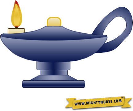 The Life Cycle Of A Nurse - Florence Nightingale Lamp Clipart (450x450)