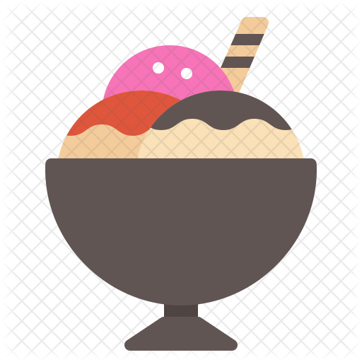 Ice-cream Icon - Sundae (512x512)