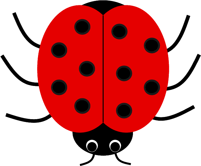 Clip Art Ladybug Garden - Ladybug Clipart (735x645)