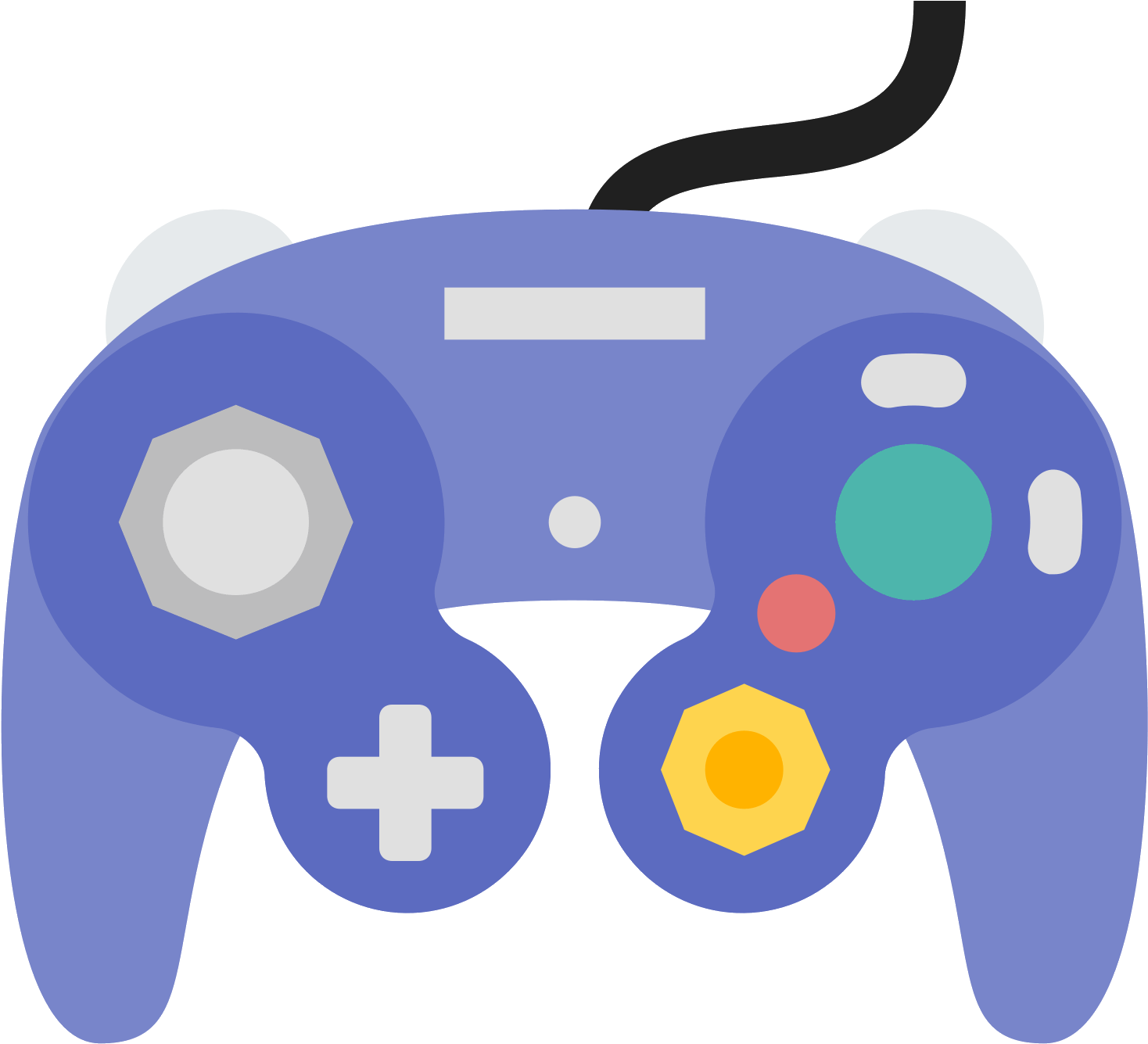 Nintendo Gamecube Controller Icon Free Download Png - Game Controller Png (1600x1600)
