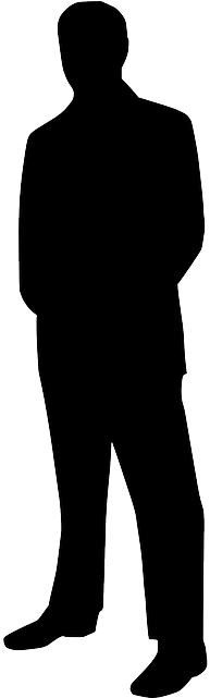 Silhouette Business Man, Man, Tie, Suit, Business, - Man Silhouette Png (320x640)