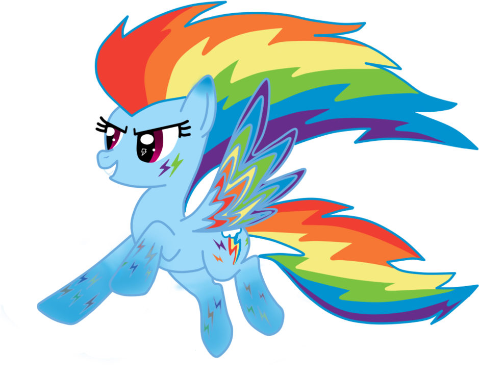 Mlp Rainbow Dash Power (938x852)