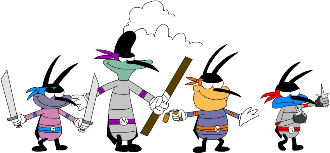 Teenage Mutant Ninja Cockroaches By Marcospower1996 - Teenage Mutant Ninja Cockroaches (1186x674)