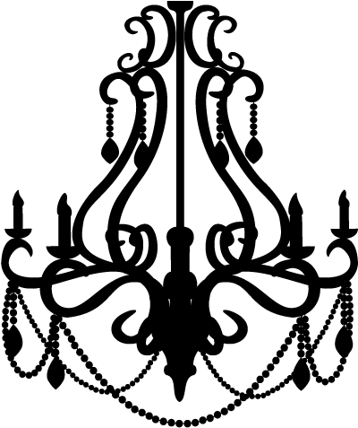 Chandelier 2 By Little Spitfire D4pd4vf - Murder Mystery Dinner Invite (408x490)