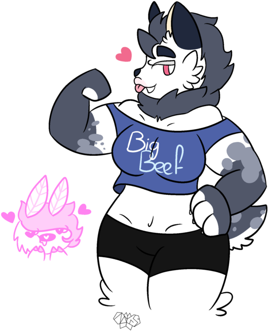 Buff N Thicc By Ninja-inu - Thicc Ninja (600x681)