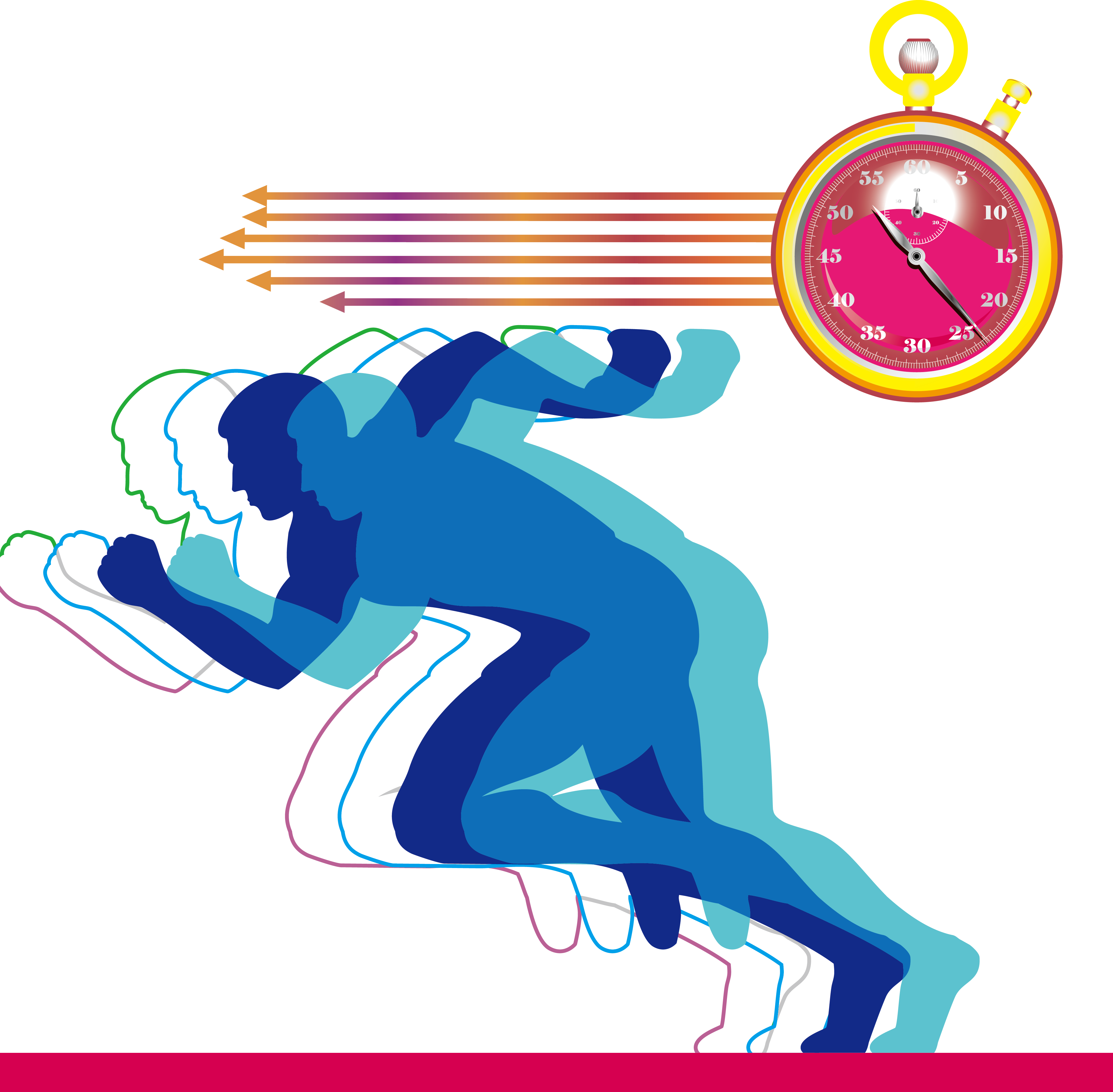 Clip Art - Running Man - Clip Art - Running Man (4152x4071)
