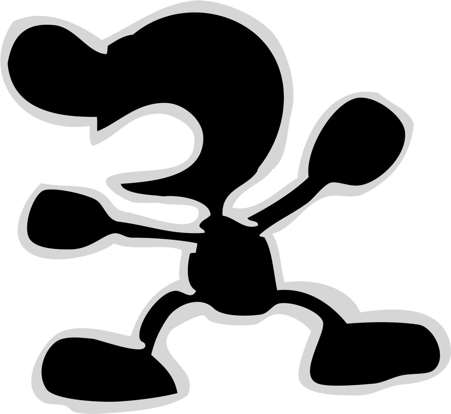 Game & Watch Amiibo Data Has Now Apparently Been Found - Mr Game And Watch Brawl (2000x2000)