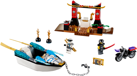 Lego 10755 Juniors Zane's Ninja Boat Pursuit - Lego Junior Zane's Ninja Boat Pursuit (600x450)