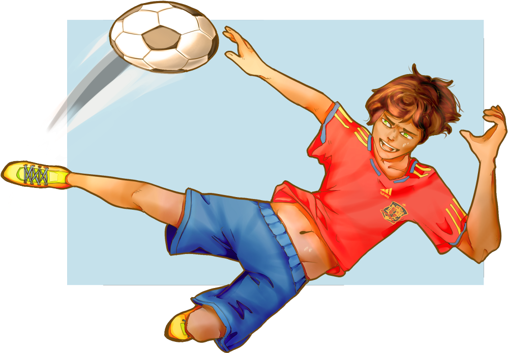 Hetalia My Art Hetalia Fanart Hetalia Art Fanart Art - Kick Up A Soccer Ball (1280x834)