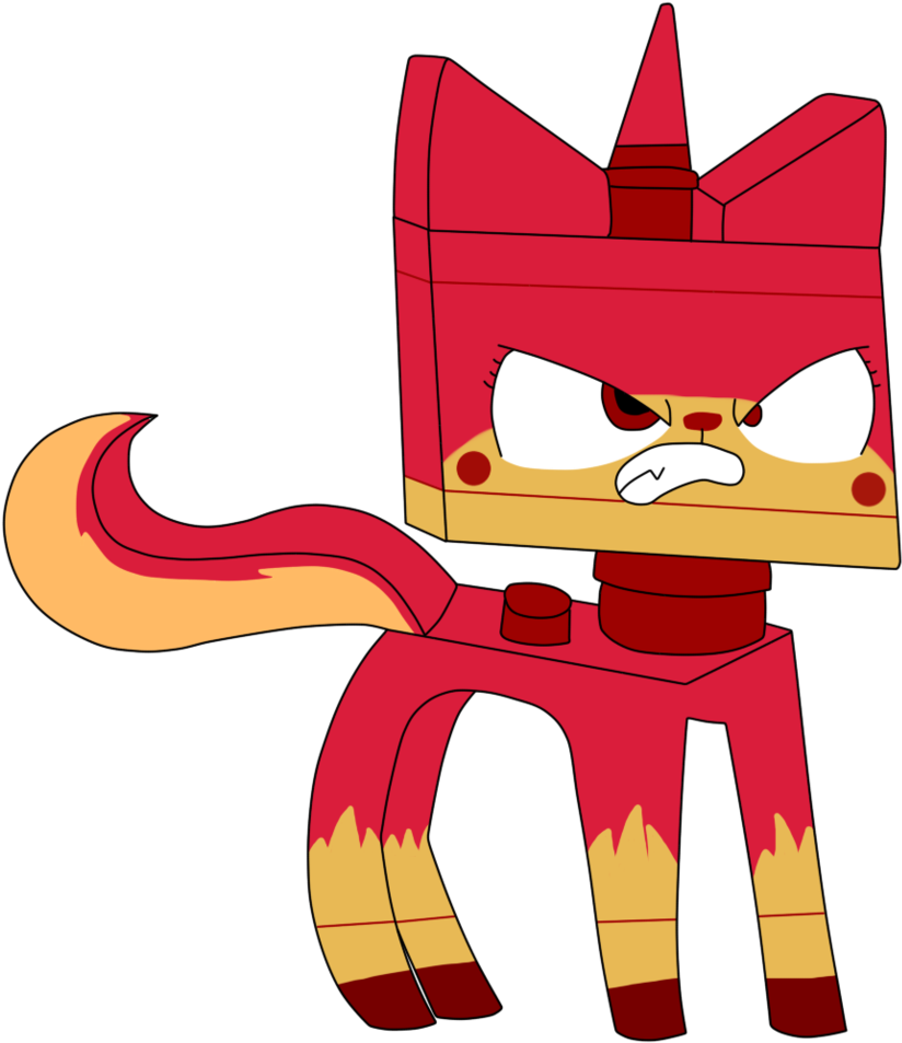 Angry Unikitty Is Angry By Sassthefamilykid - Angry Unikitty Png (831x961)