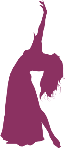 Belly Dancer Bending Silhouette - Belly Dancer Silhouette Png (512x512)