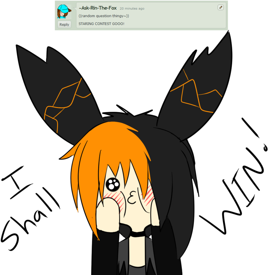 #11 Staring Contest By Ask Fire Wolf Prince - Ask Fire Wolf Prince (894x894)