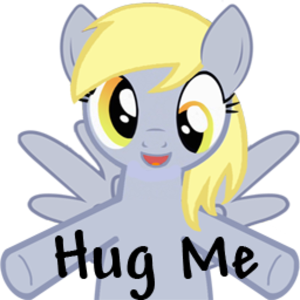 Derpy Hooves - Derpy Hooves Hug (600x600)