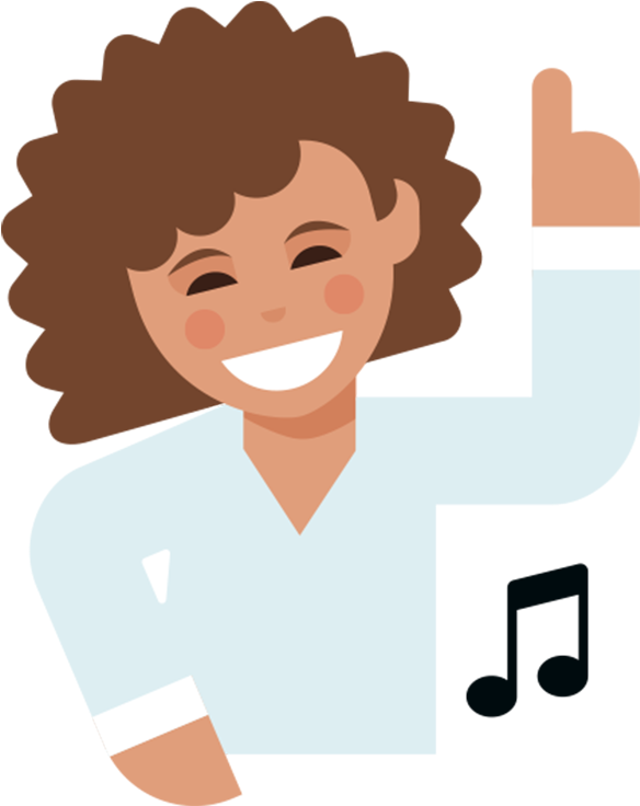 Find Out How You Can Express Yourself With The New - Emoji With Curly Hair (735x735)