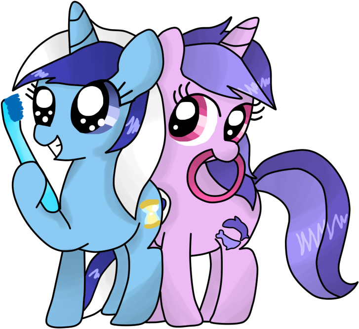 Sea Swirl And Colagte By Mysticvulpix - Cartoon (763x811)