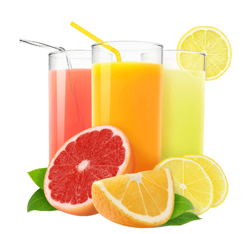 Glass Of Orange Juice Png - Fresh Juice And Water (500x500)