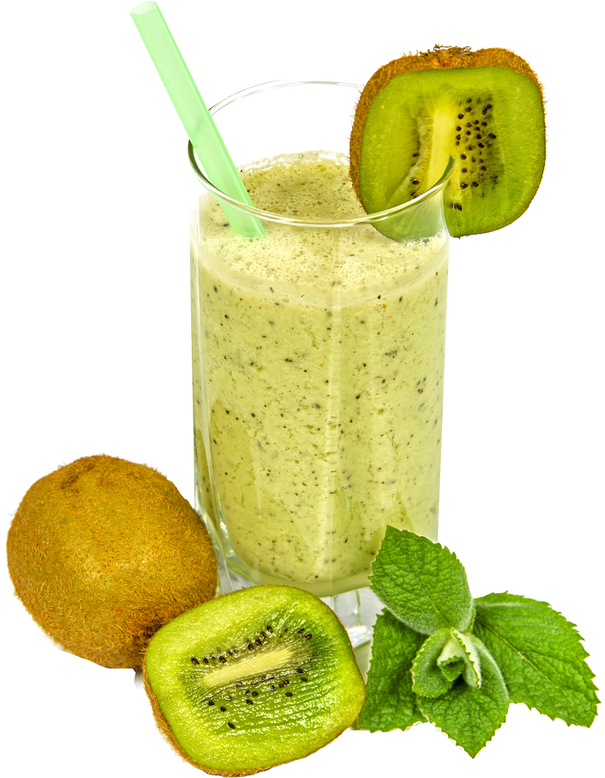 Kiwi Coctail Png Image - Kiwi Smoothie Png (1350x1553)