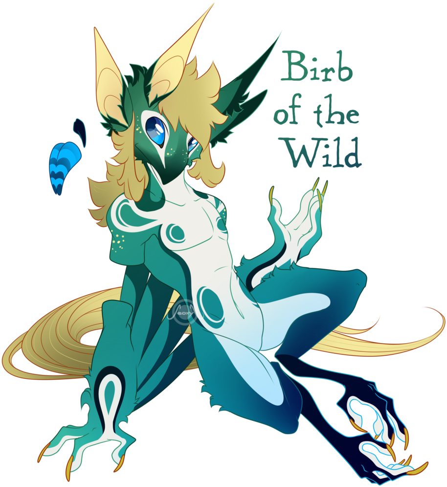 Birb Of The Wild By Seoxys6 - Cartoon (1024x1026)