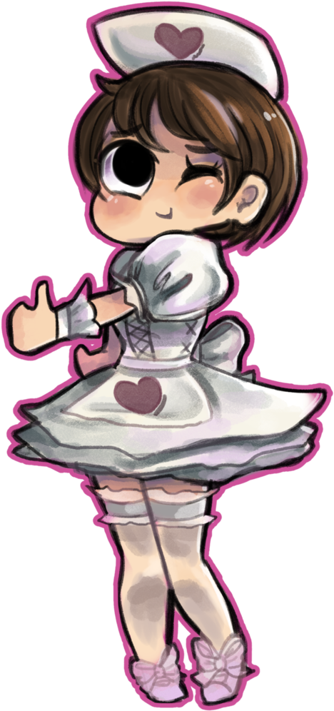 Rebecca Chambers Nurse By Mya-0 - Comics (694x1151)